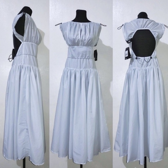 The North Face lightweight white maxi dress rare small - Picture 1 of 13